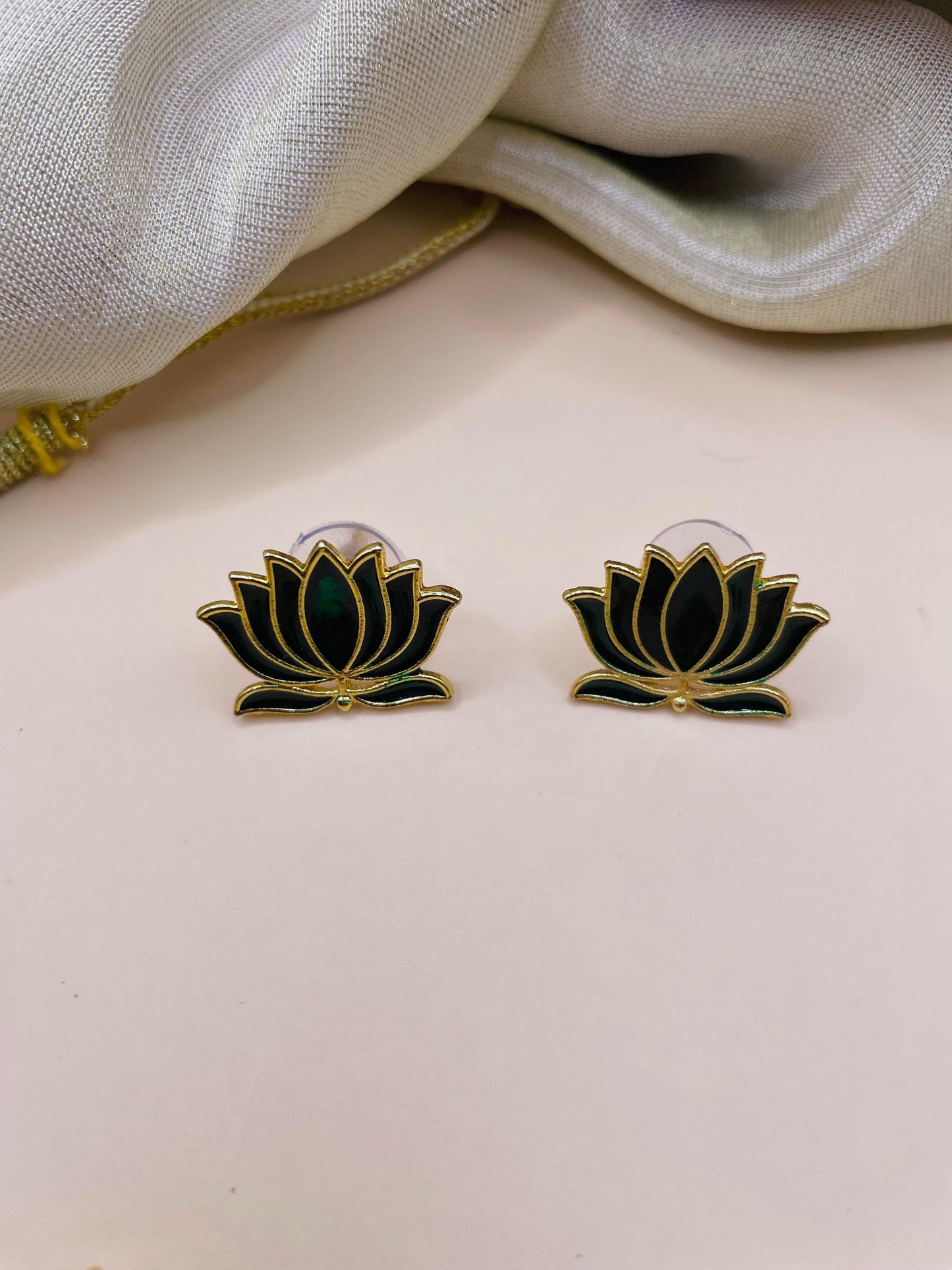 Green Lotus Necklace Set -L002