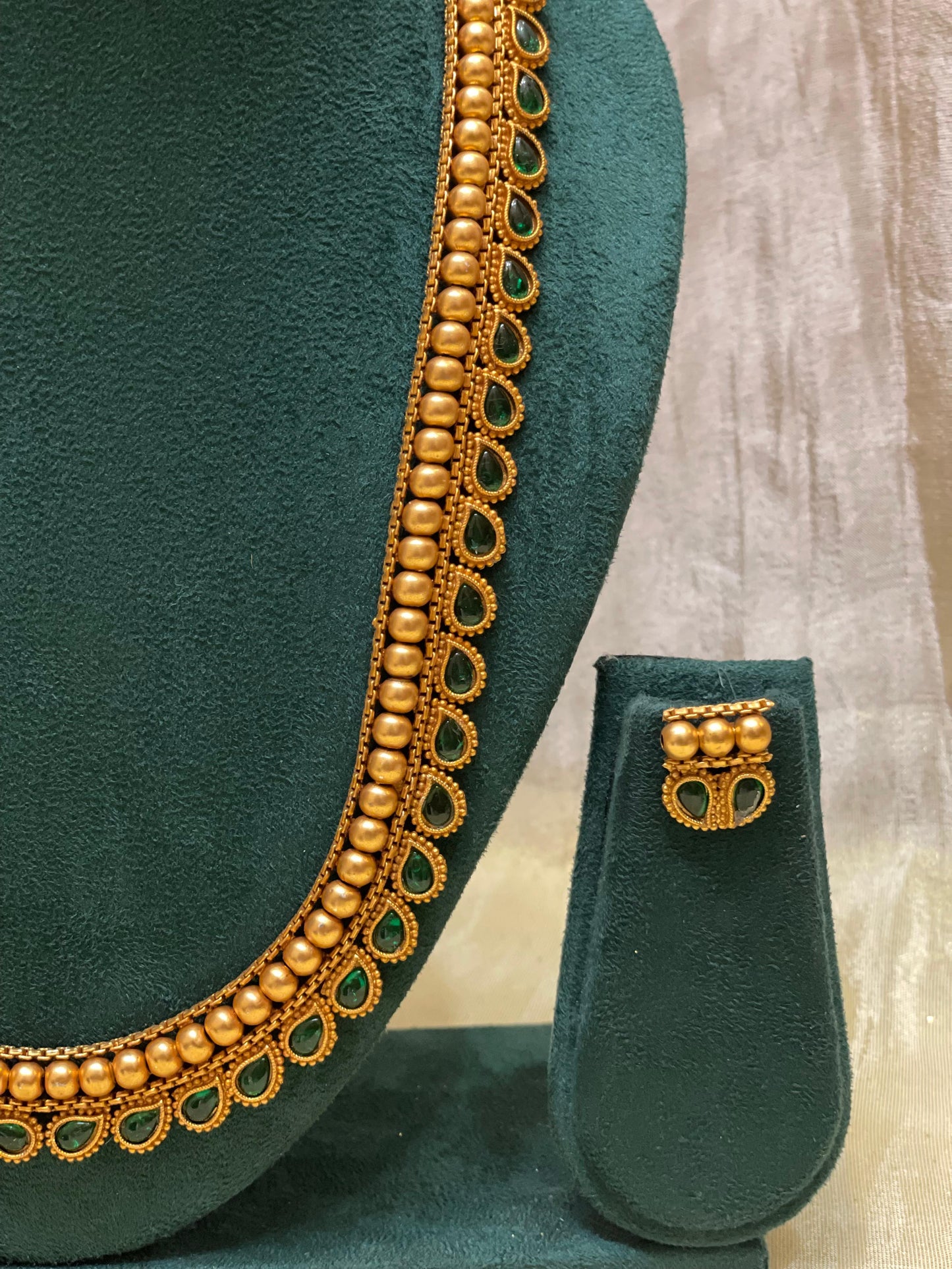 Classic Green Drop Gold Haram -HR006(02)