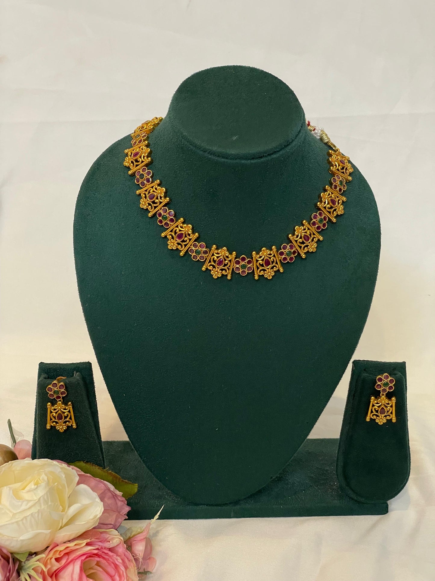 Traditional Gold-Tone Necklace