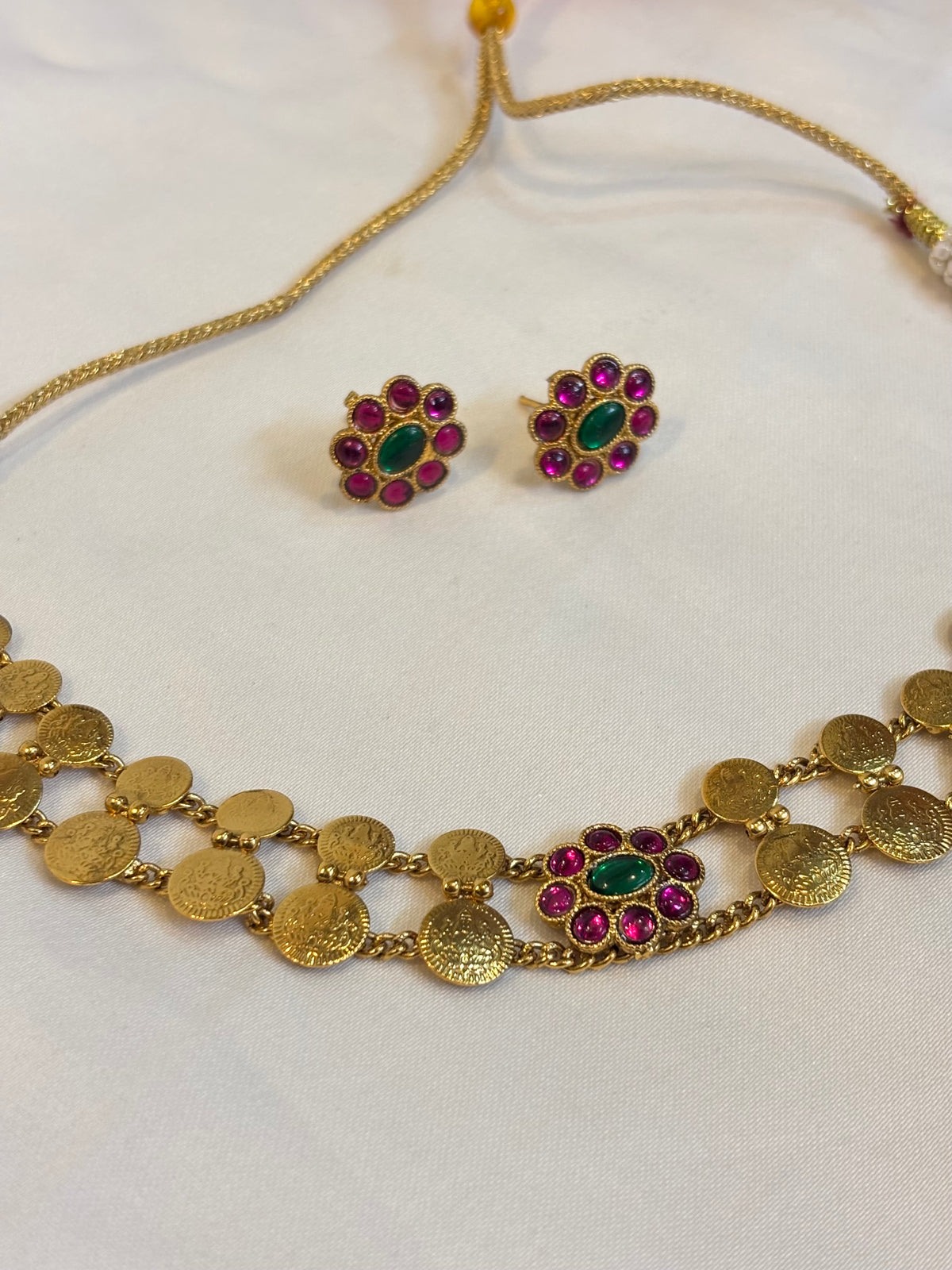 Floral kasu choker-CH050