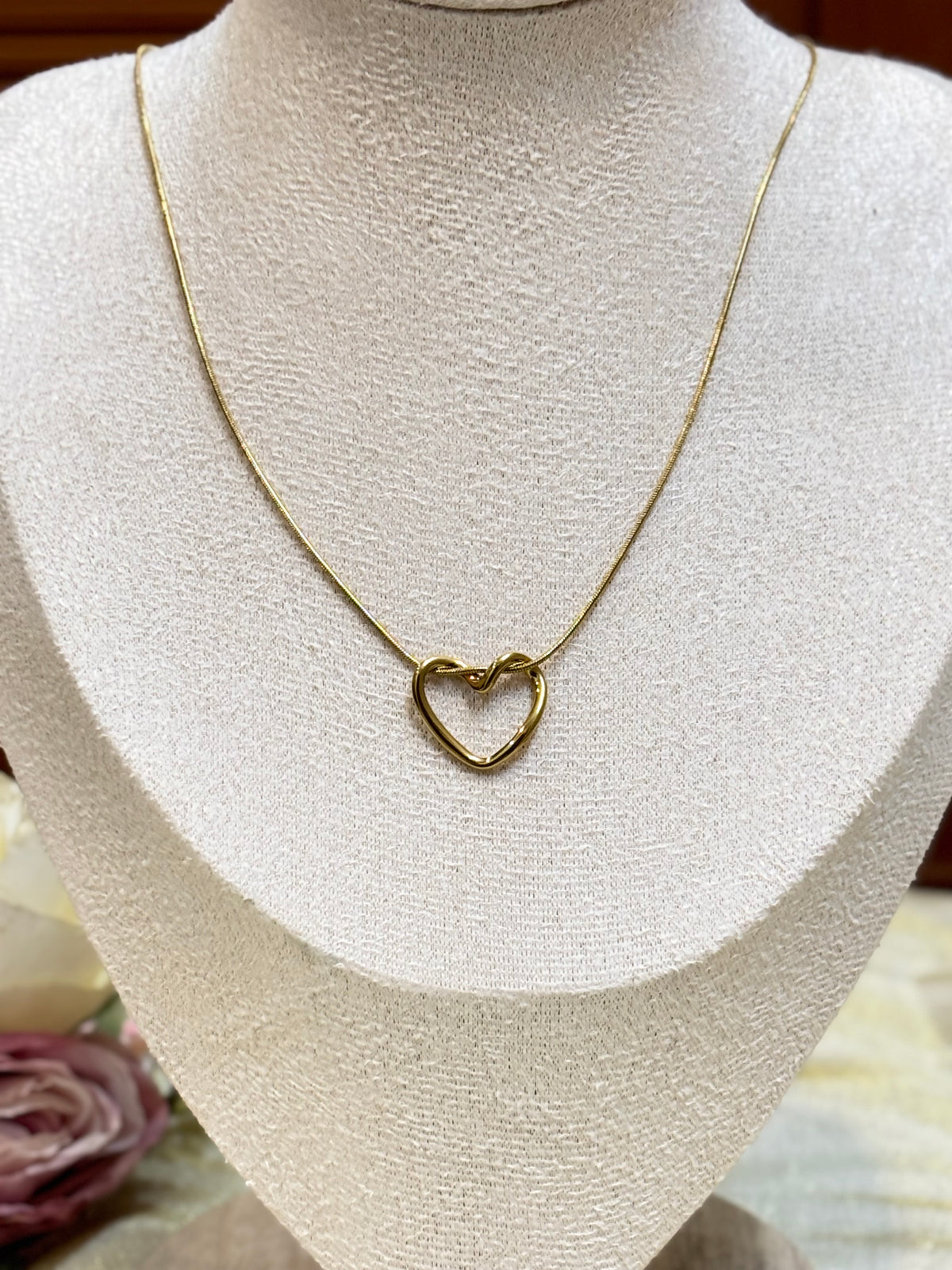 Heart Pendant Necklace-C029