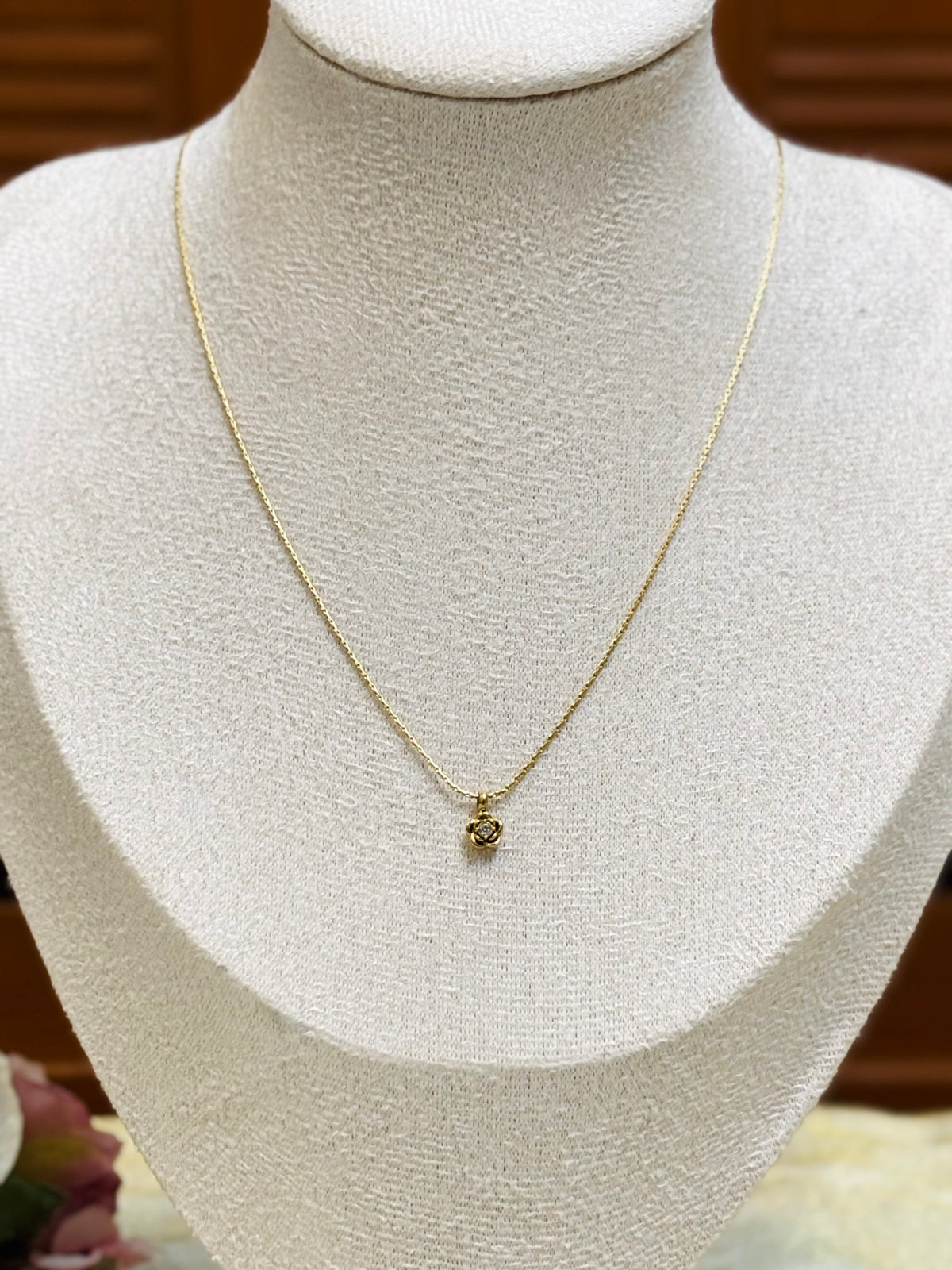 Rose necklace-C020