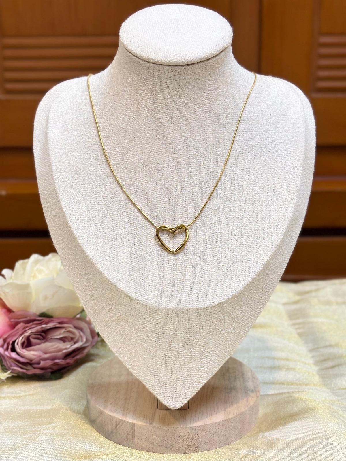 Heart Pendant Necklace-C029