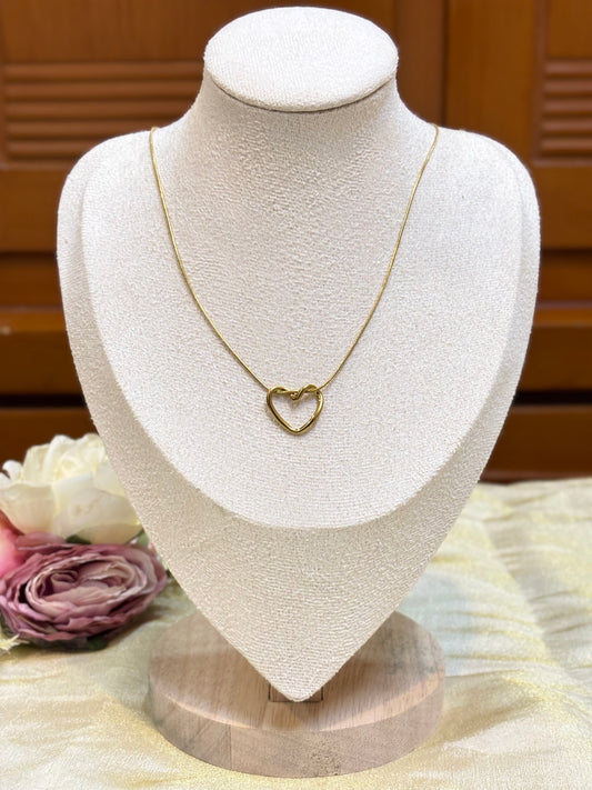 Heart Pendant Necklace-C029
