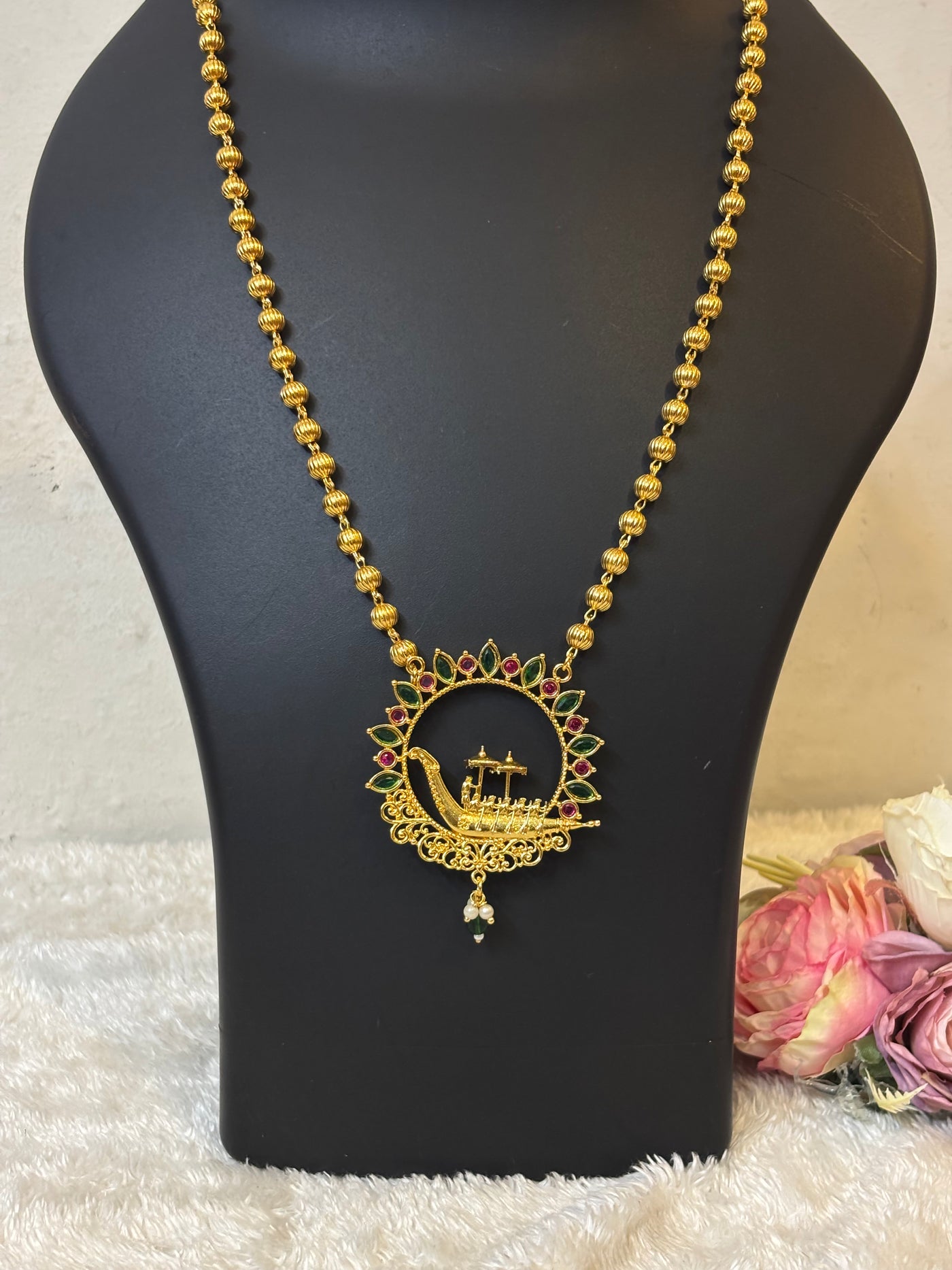 Temple Pendant Necklace