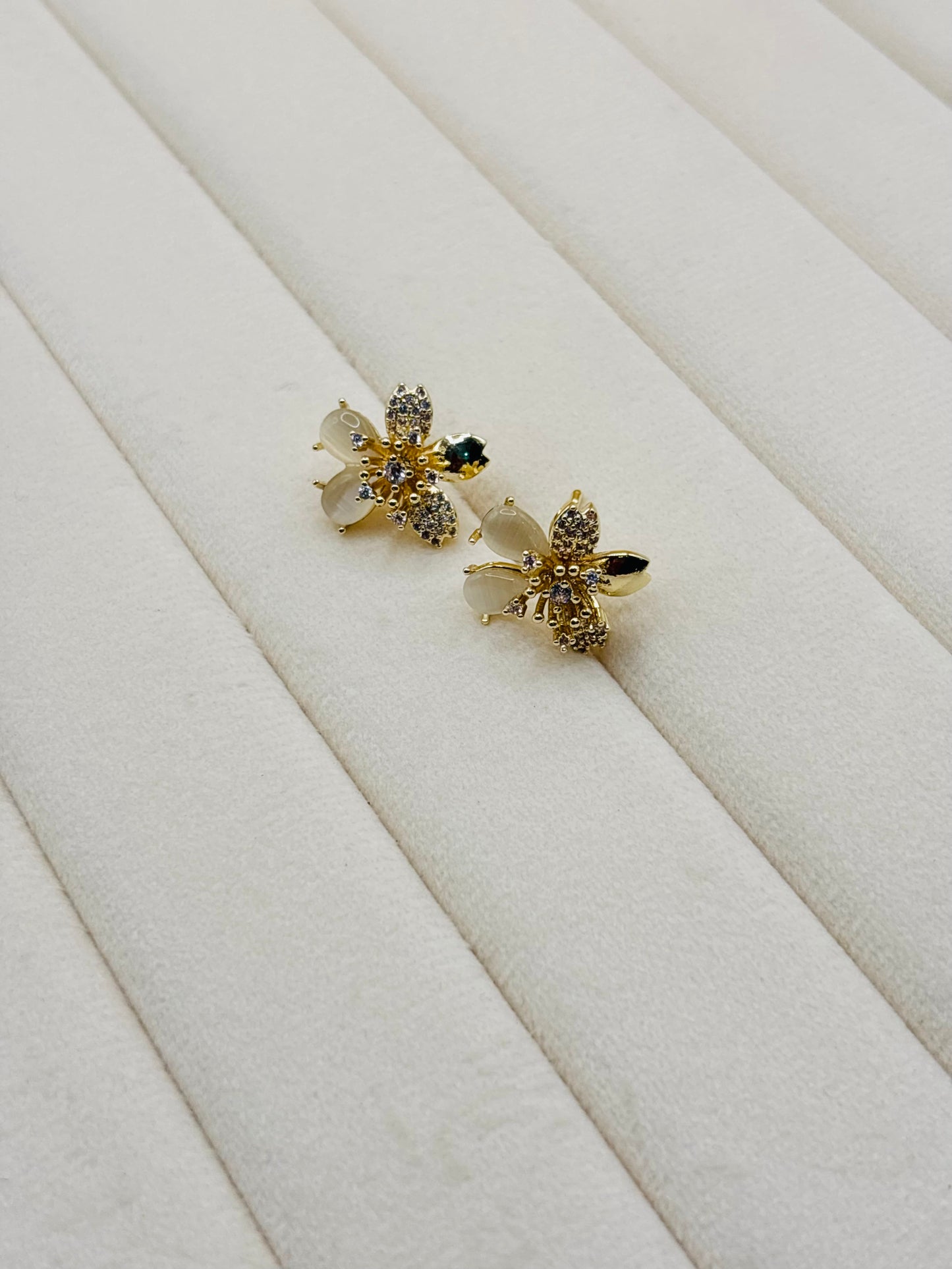 Blossom Floral Stud Earrings-E06