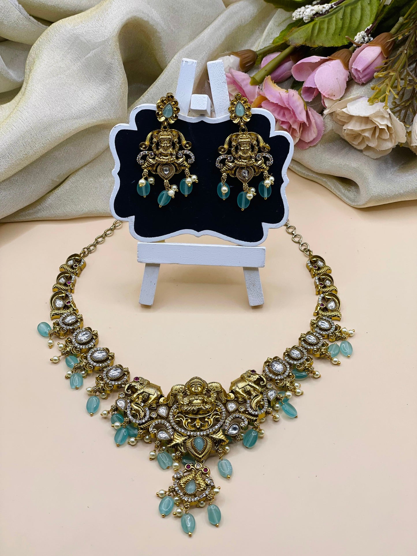 Aaradhya Green Temple set-AD021(01)