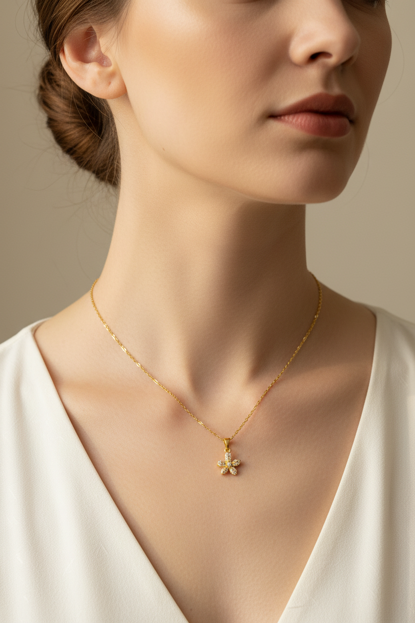 Bloom Kiss Necklace-C05