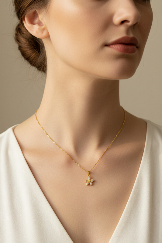 Bloom Kiss Necklace-C05