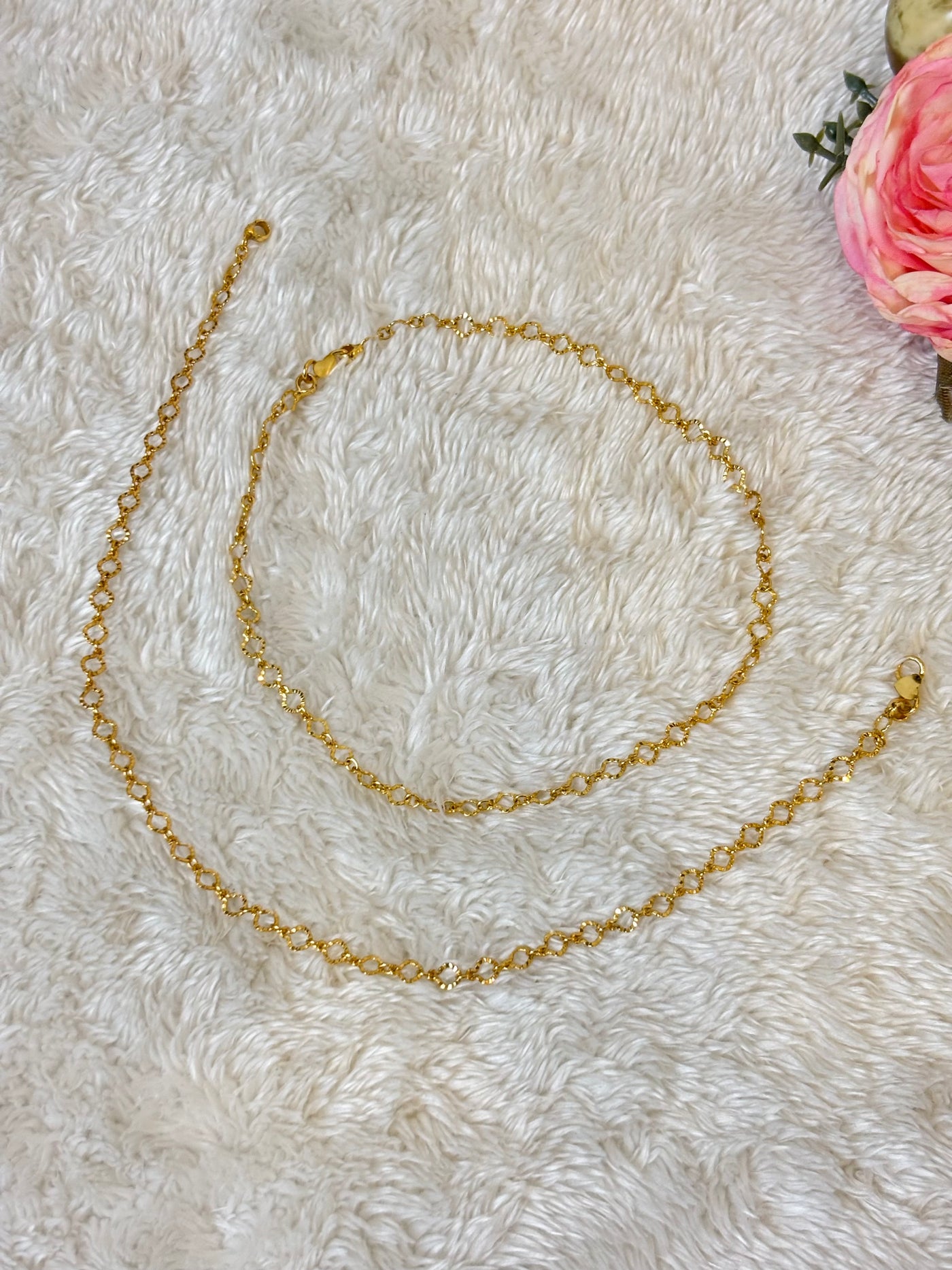 Dainty Link Anklet-A016