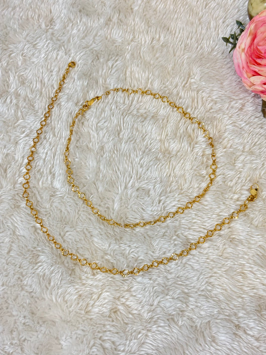 Dainty Link Anklet-A016