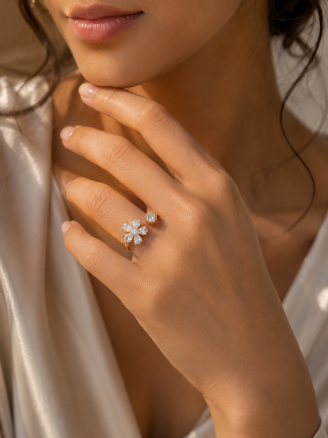 Blossom Spark Adjustable Ring-R1