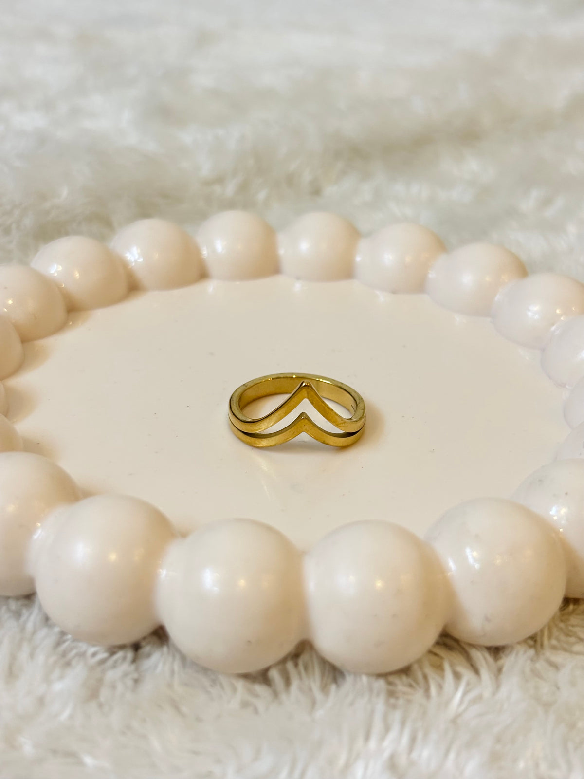 V-Flow Gold Ring-R016
