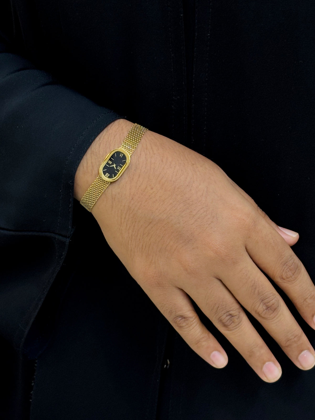 Vintage Mesh Oval Watch bracelet-BR011