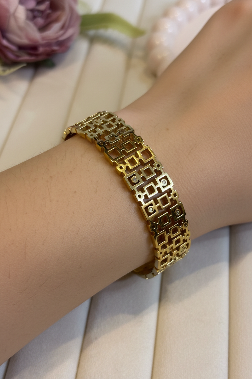 Monaco Gold Bangle