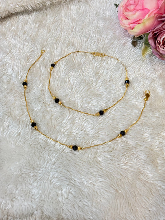 Midnight Charm Anklet-A011