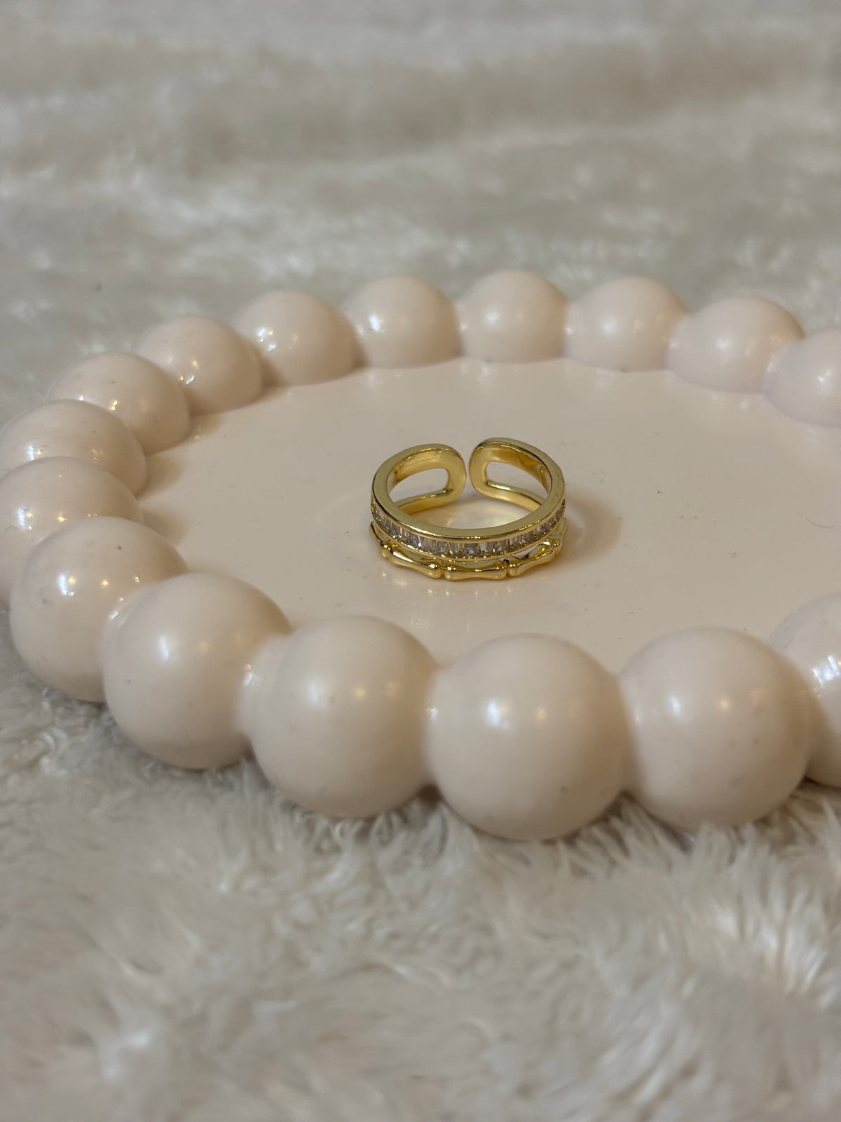 Luxe Duo Open Ring-R022
