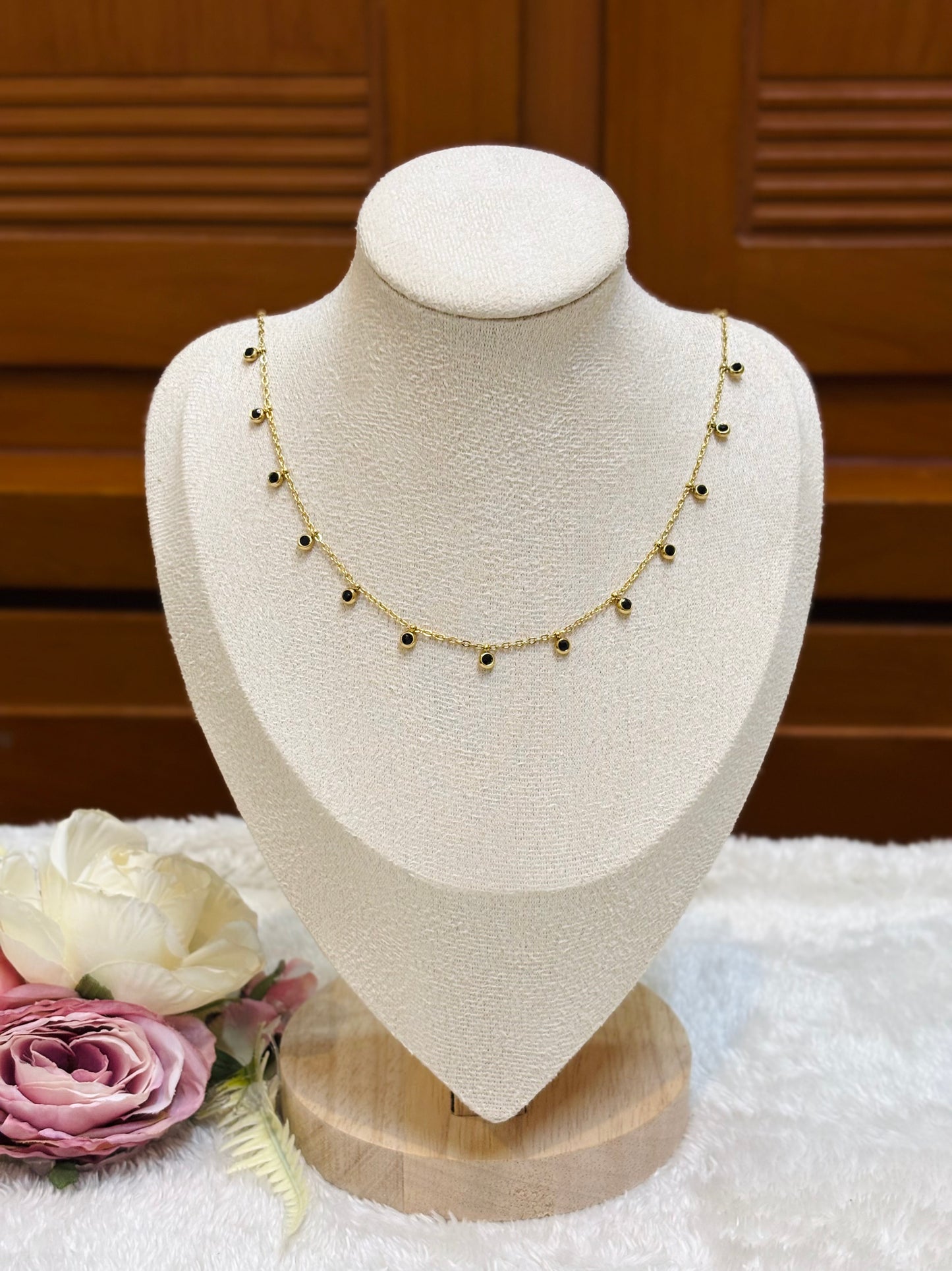Midnight Dots Necklace-C16