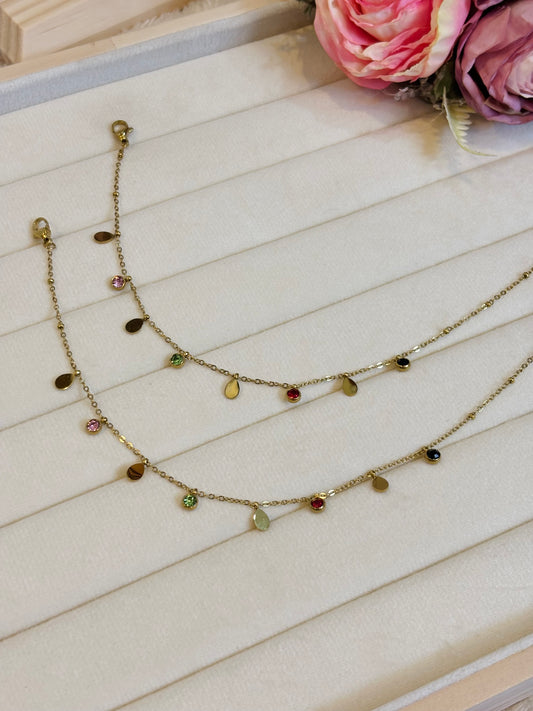 Prism Drop Anklet-A1