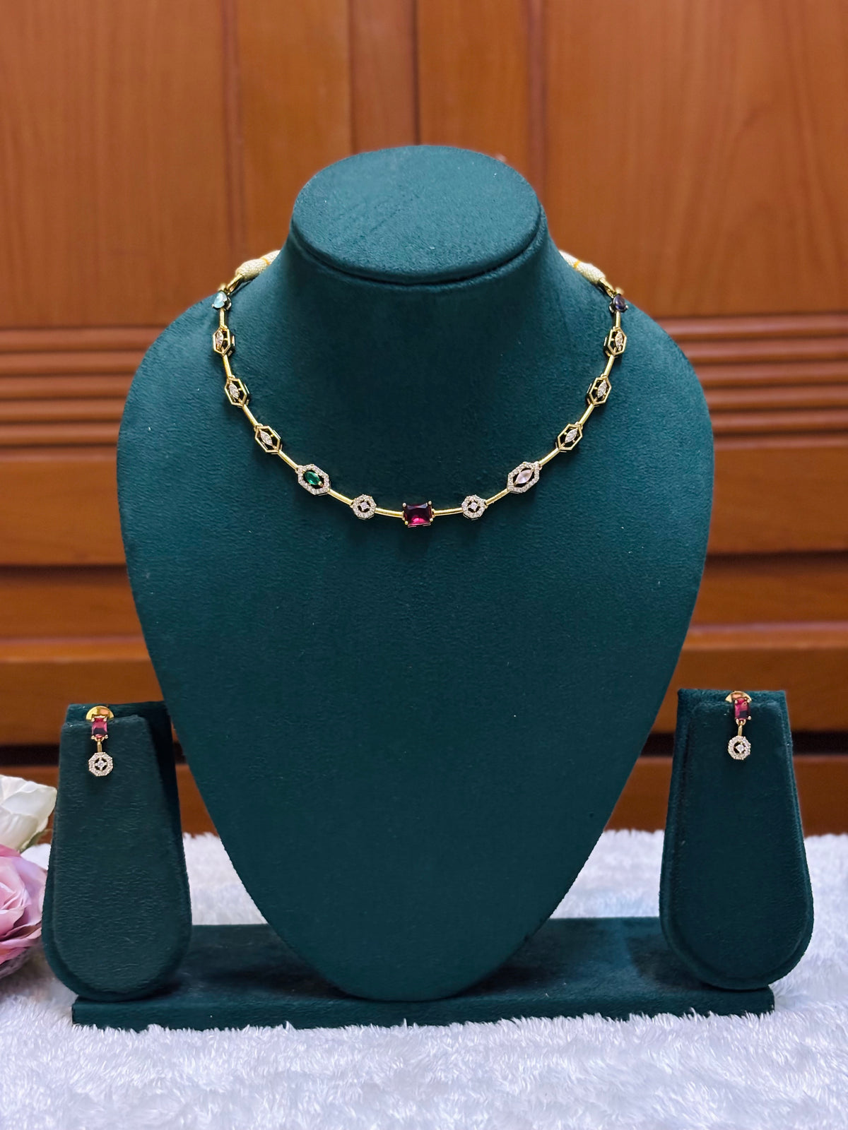 Ruby Necklace-AD029