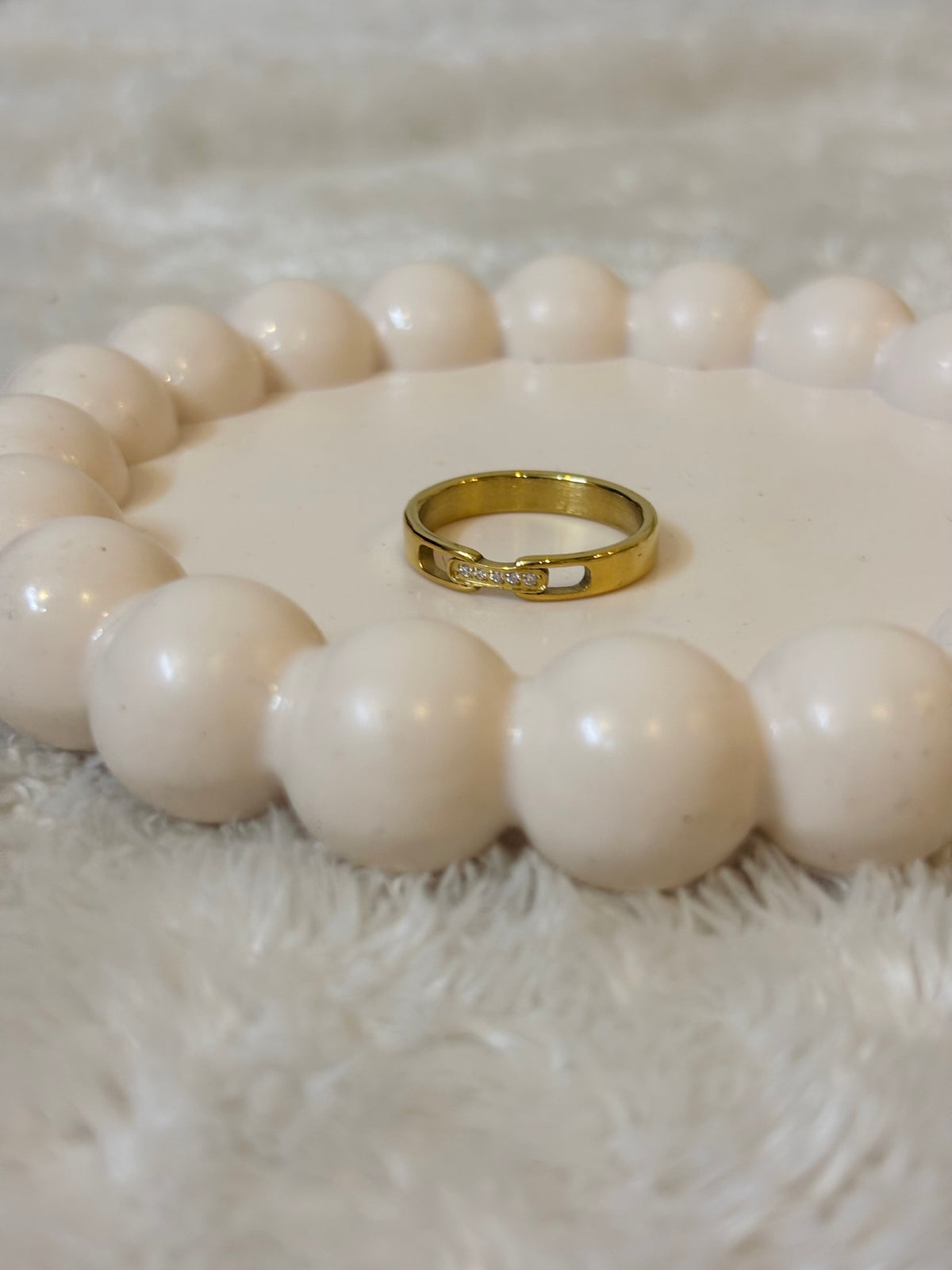 Luxe Link Crystal Ring-R015