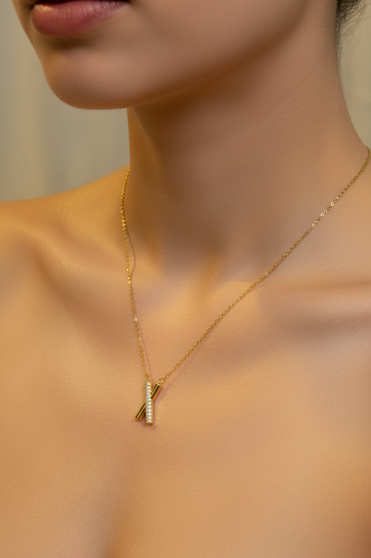 Crossroads Spark Necklace-C05