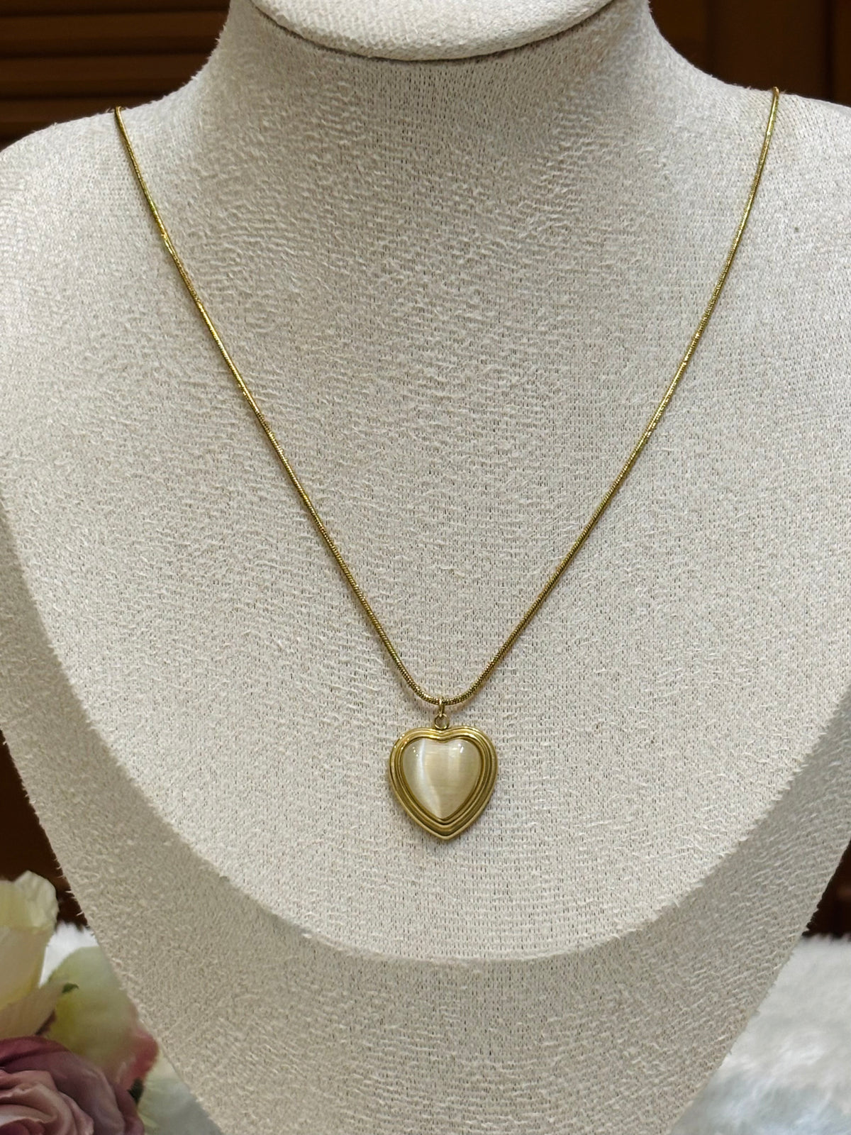 Heart Pendant Necklace-C026