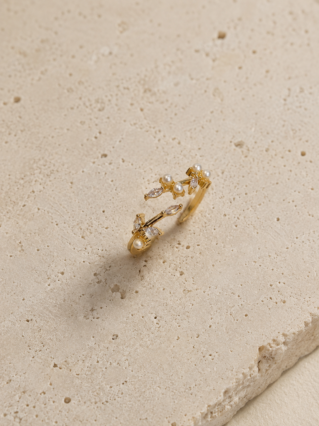 Luna Pearl Ring-R1