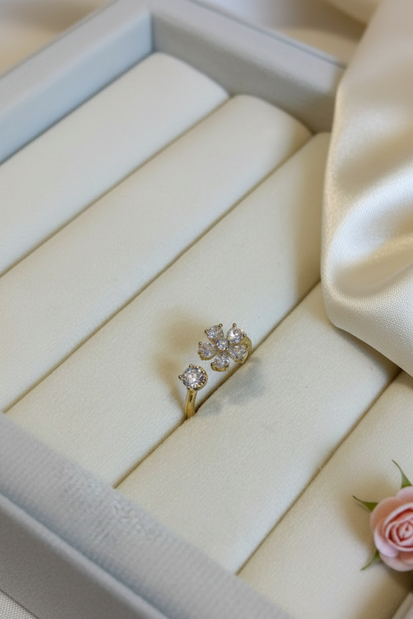 Blossom Spark Adjustable Ring-R1