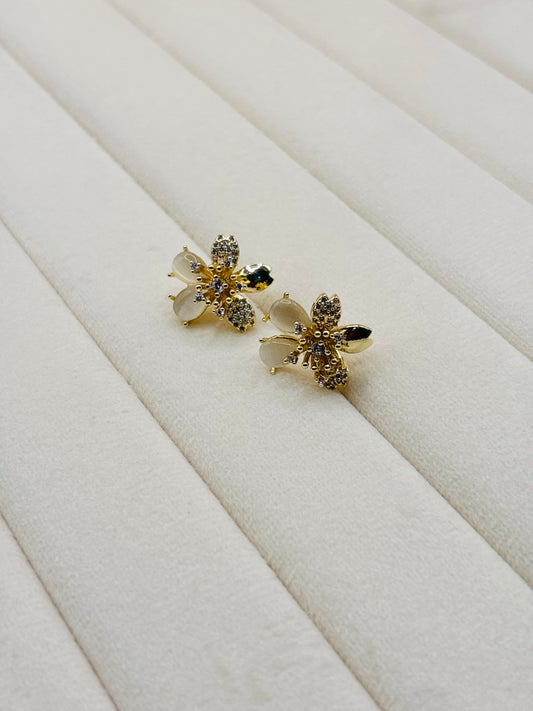 Blossom Floral Stud Earrings-E06