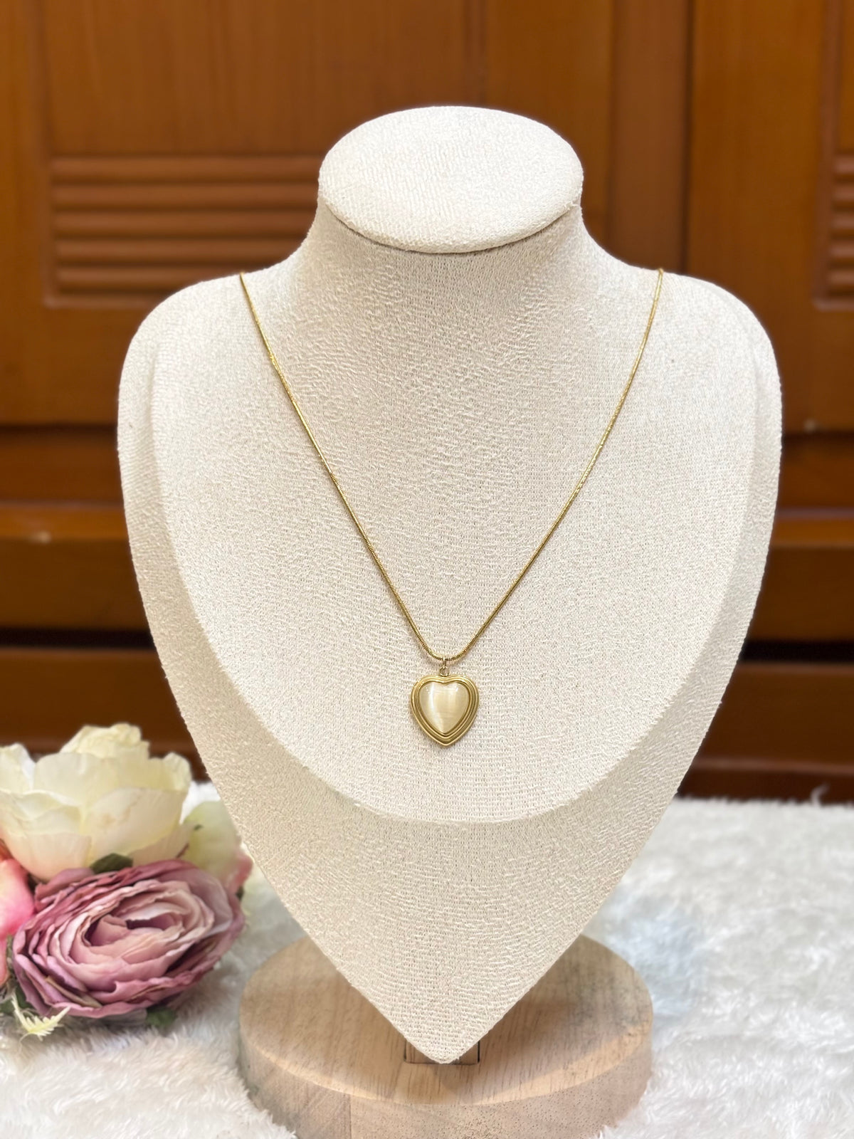 Heart Pendant Necklace-C026