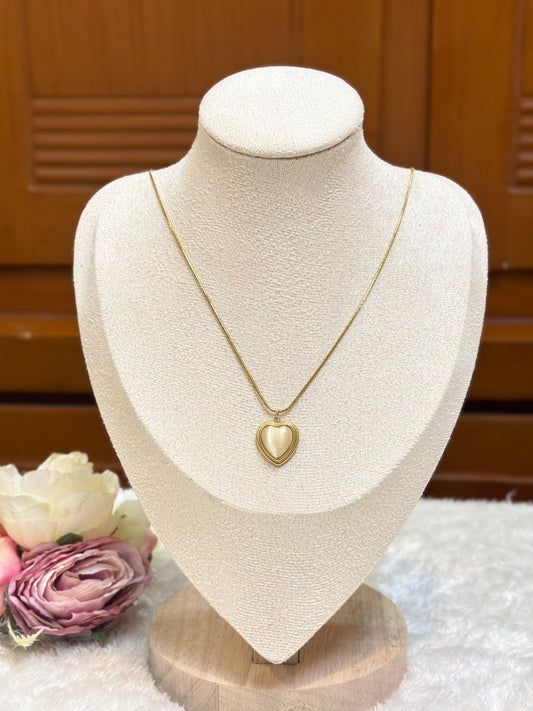 Heart Pendant Necklace-C026