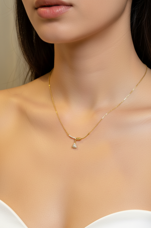 Crystal Charm Necklace-C10
