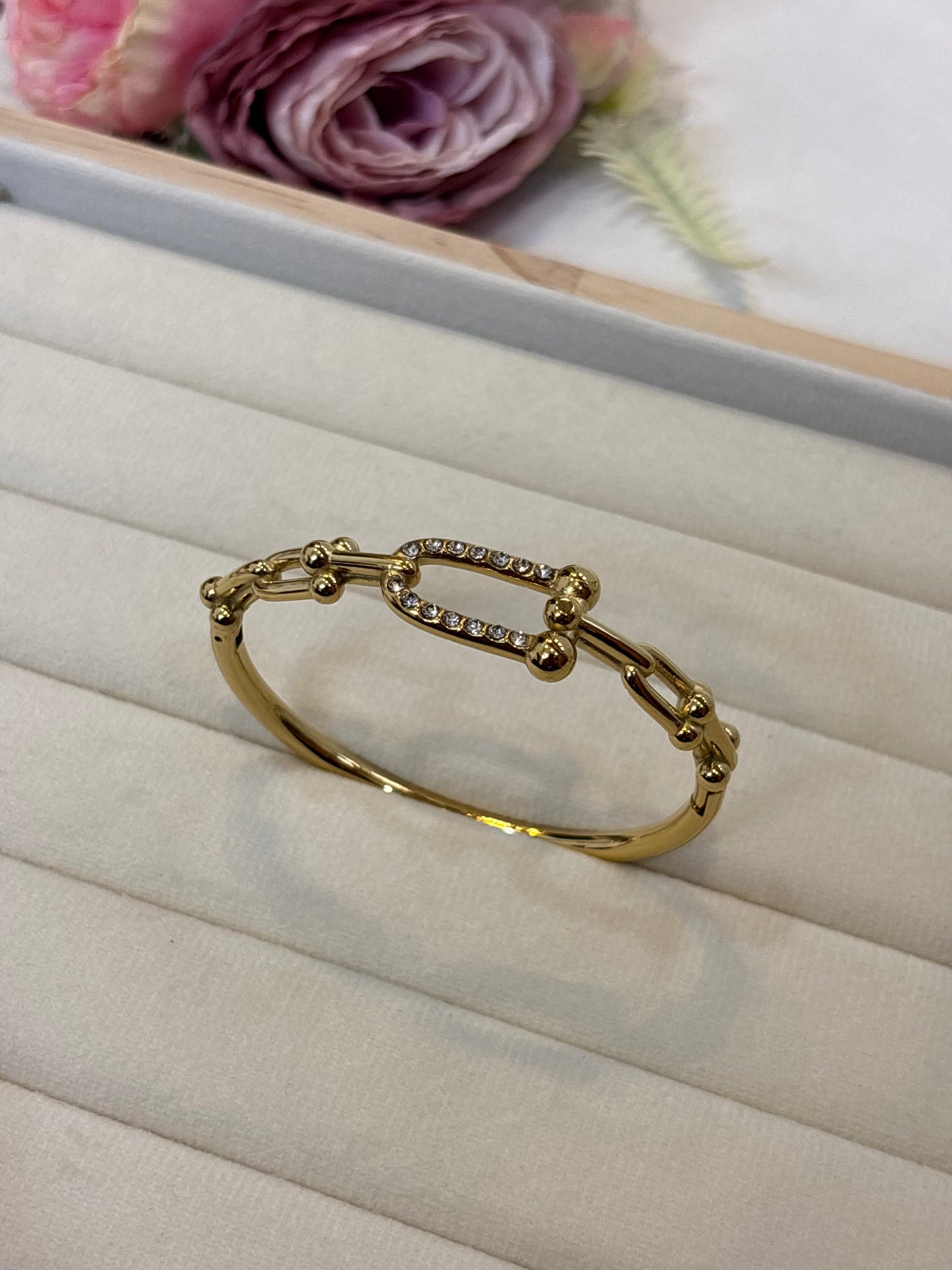 Crystal Link Bangle-B05