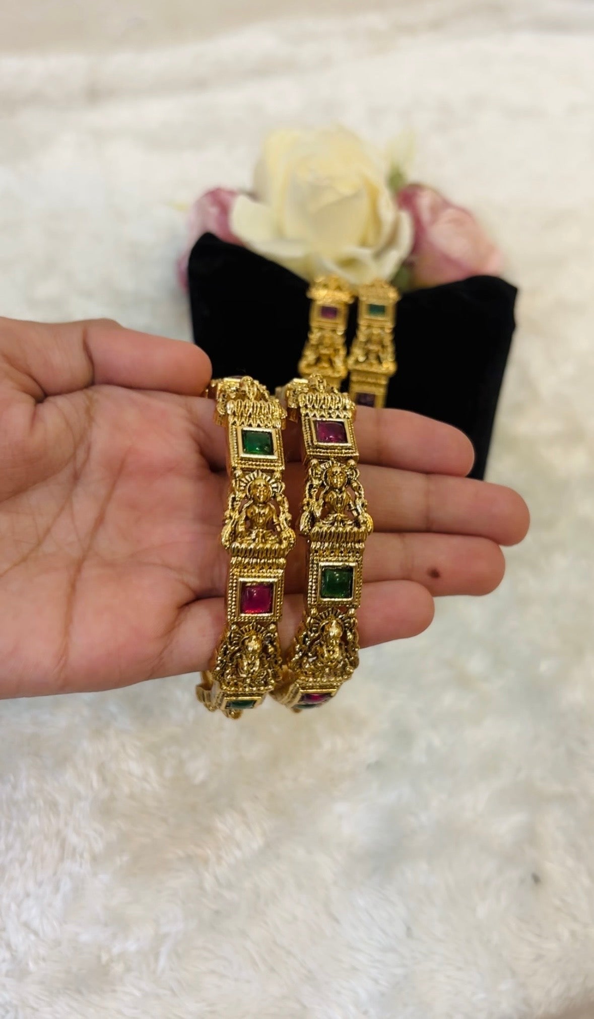 Devi stone bangle-B037