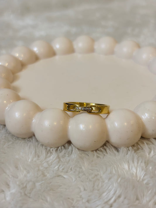 Luxe Link Crystal Ring-R015