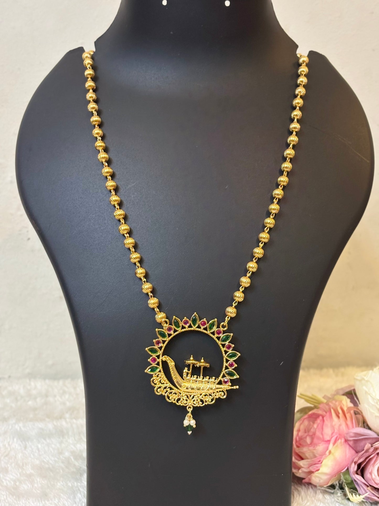 Temple Pendant Necklace