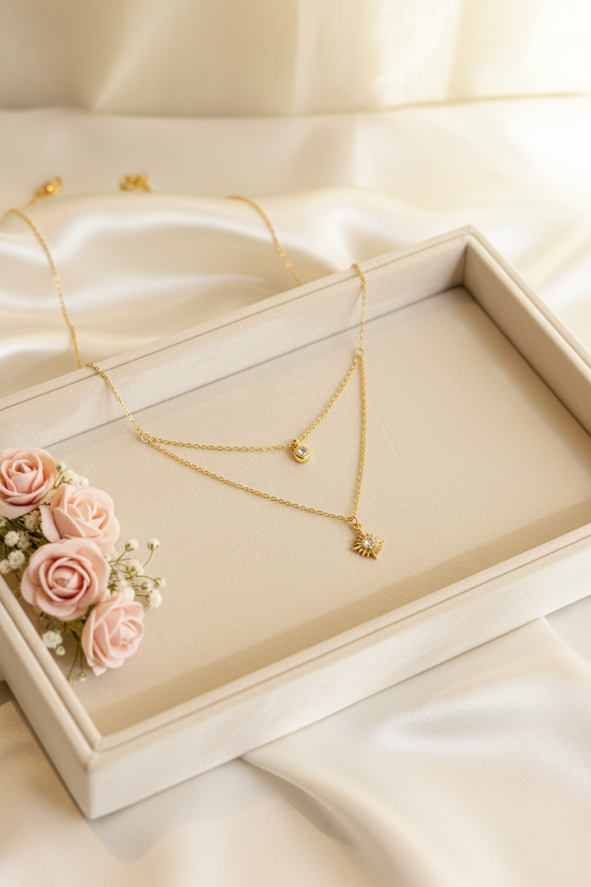 Celestial Layered Necklace-CL02