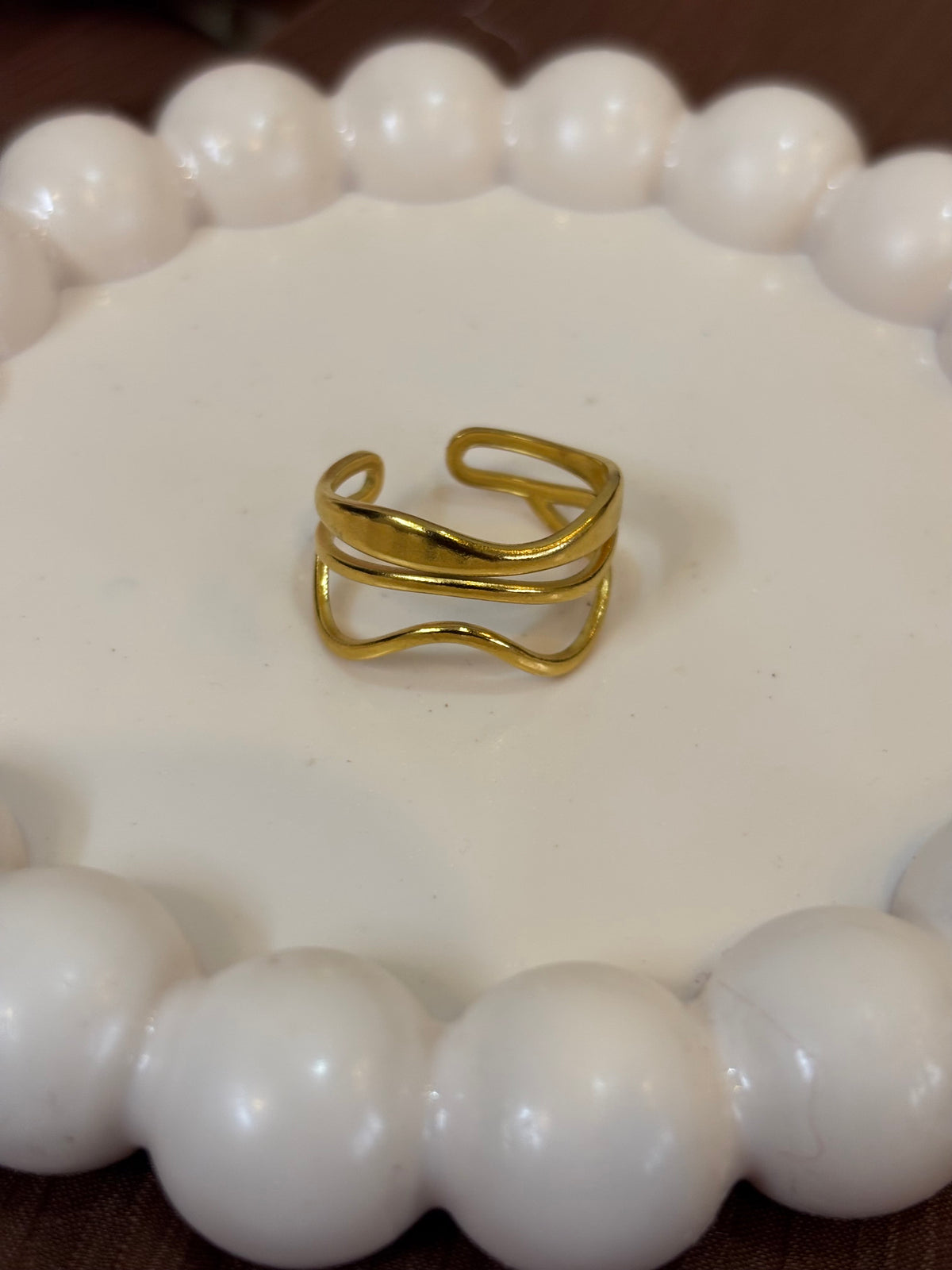 Golden Wave Cuff-B010