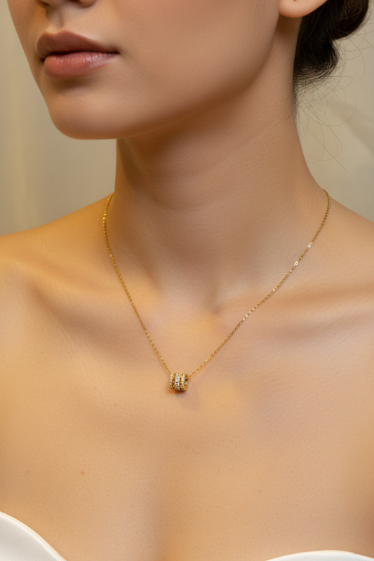 Luxe Halo Necklace-C05