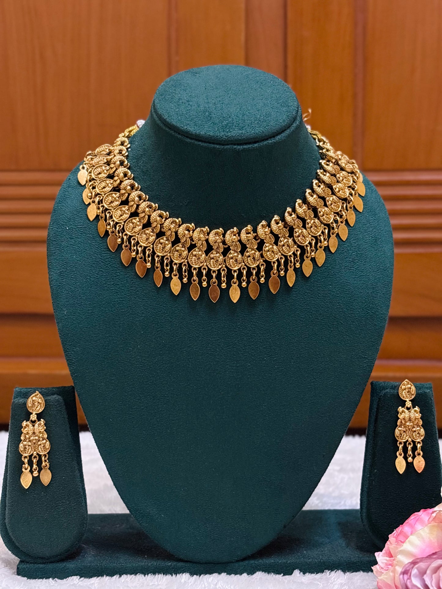 Lakshmi Coin Temple Choker-CH041