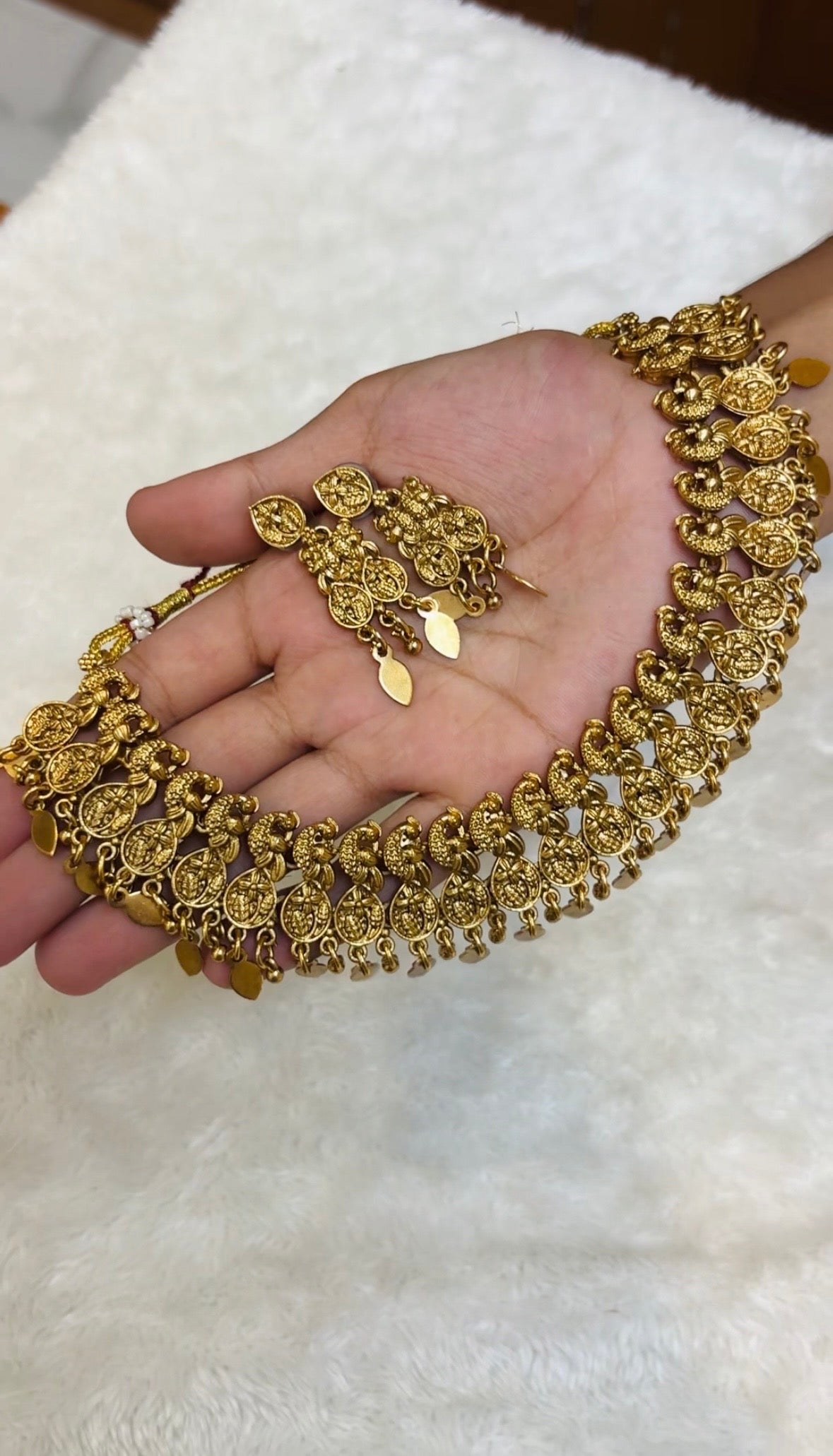Lakshmi Coin Temple Choker-CH041