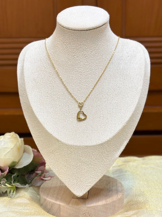 Heart pendant chain-C022