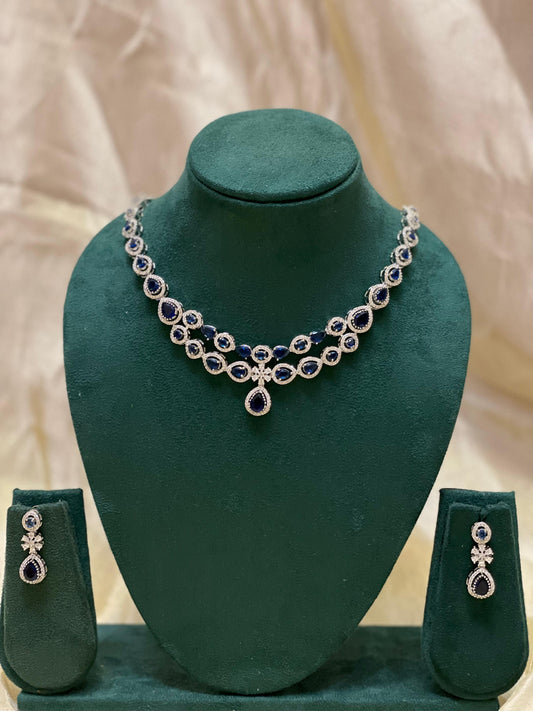 Blue sparkle set-AD004(01)