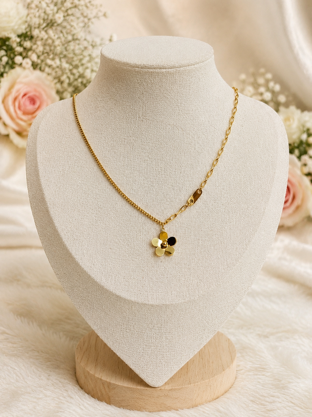 Blossom Charm Necklace-C08