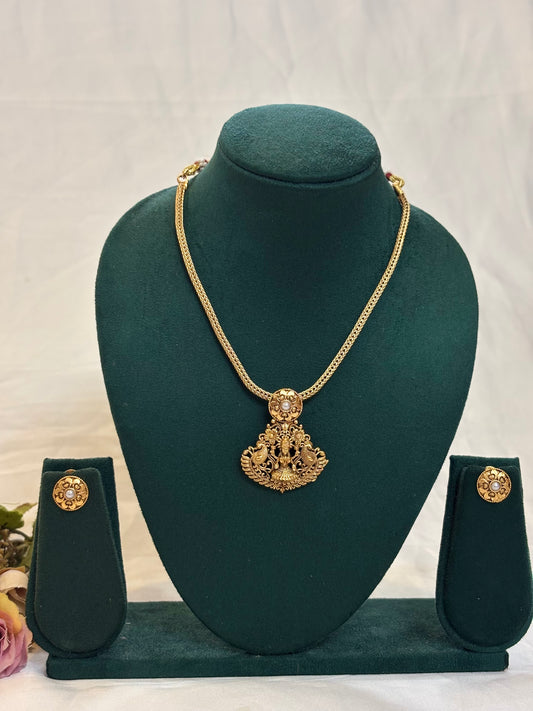 Lakshmi Grace Temple Necklace-N032(01)