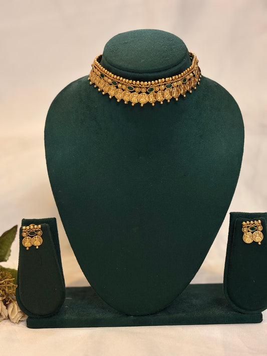 Lakshmi Kasu Choker Set