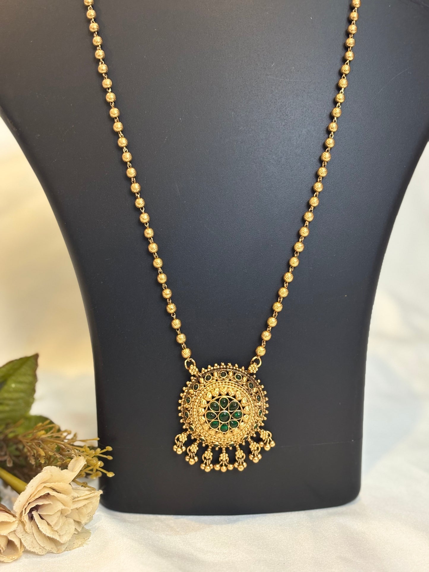 Temple Coin Ball Chain Set