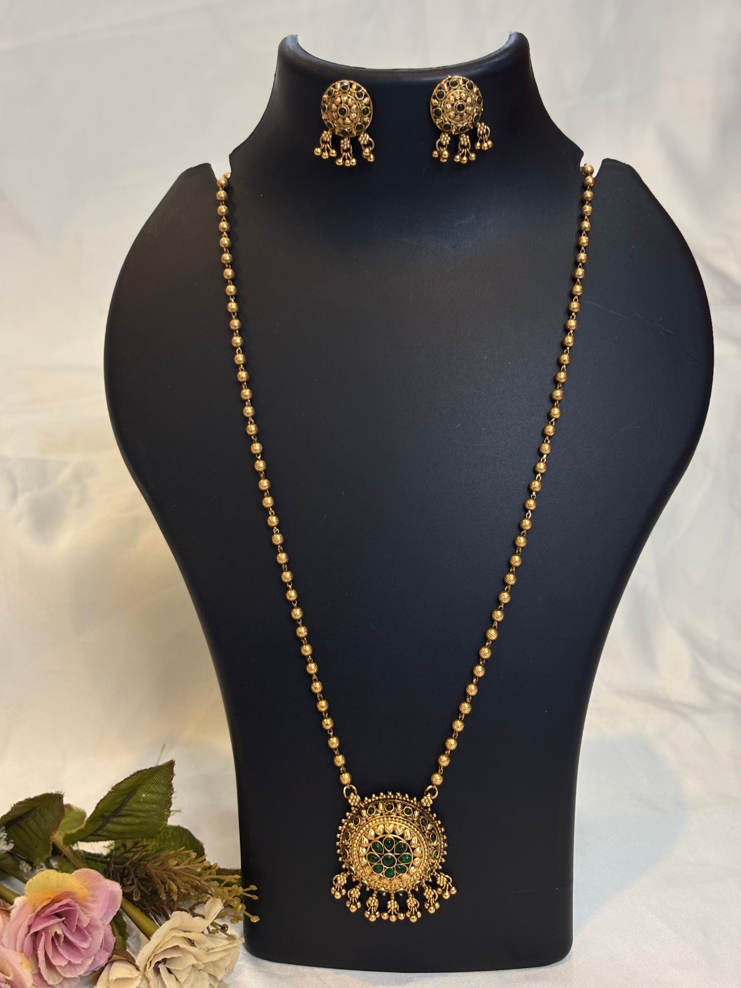 Temple Coin Ball Chain Set