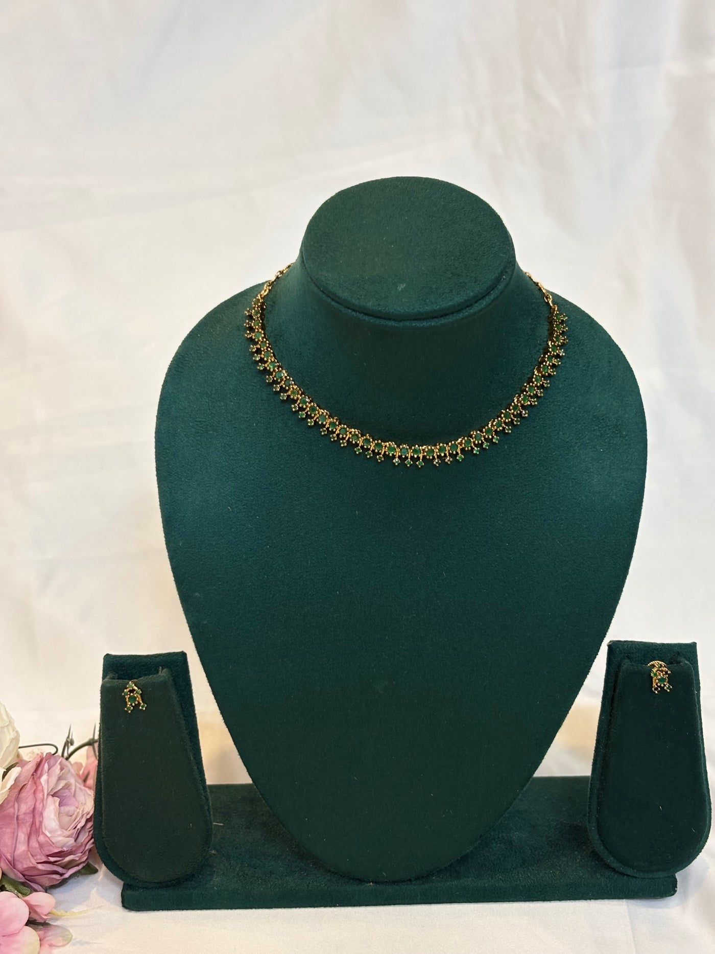 Green Kemp Choker Necklace